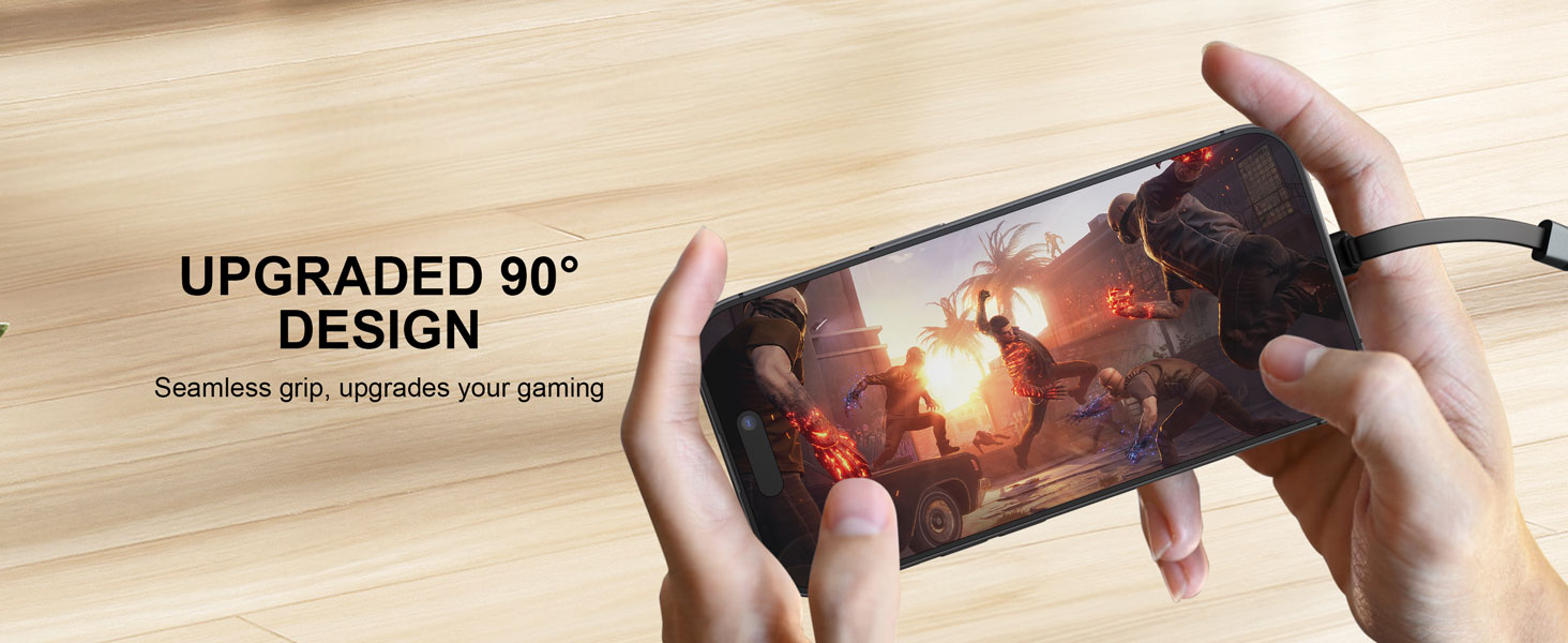 90 degree usb c charging cable