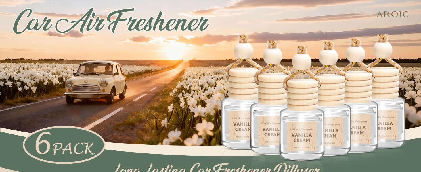 Vanilla Cream Car Air Freshener