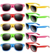 BOUBONI Colorful Party Sunglasses Bulk 20 Packs for Wedding Beach Summer Pool Party Supplies Good...