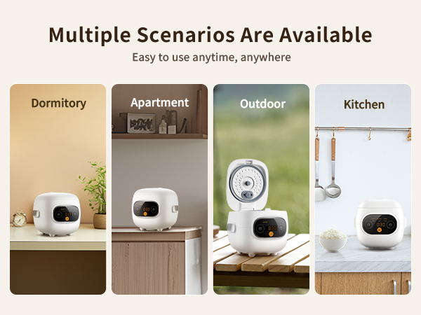 Multiple scenarios are available - easy to use anytime, anywhere