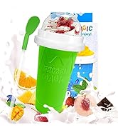 Slushy Maker Cup, DIY Magic Slushy Maker Squeeze Cup, Portable Smoothie Squeeze Cup for Juices, M...