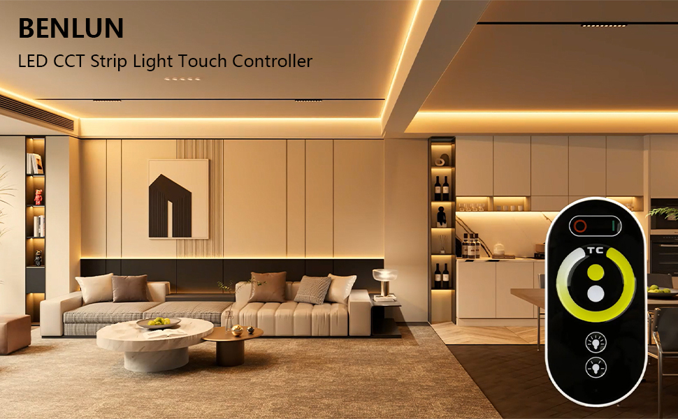 LED CCT Strip Light Touch Controller