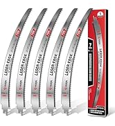 KATA Wood Pruning Reciprocating Saw Blades 15 Inch, Arc Edge SK5 Japanese Teeth Pruning Saw Blade...