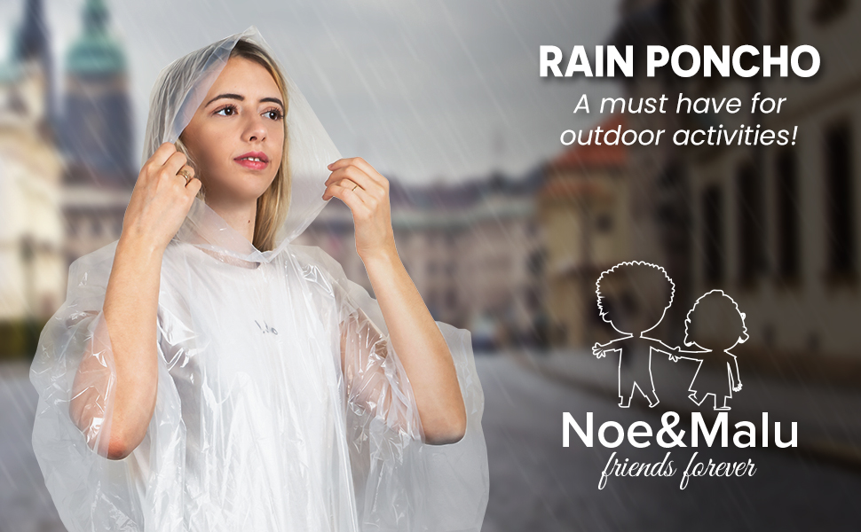 Disposable rain Ponchos