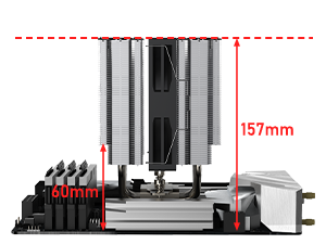 ARGB CPU Dual-Tower Air Cooler