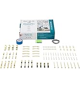National Hardware N900-004 Kit Picture Wire, Nails, Wall Hangers, Frame Hanging Hardware, Brass