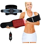 Red Light Therapy Belt, Infrared Light Therapy Device with Partition Control and Remote Control t...