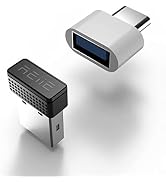 Mouse Jiggler,Undetectable Mouse Mover Device USB Port with Type-C Adapter,Mouse Wiggler Shaker K...