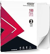 SINOPUREN Thermal Laminating Pouches, 3mil Laminating Sheets, 8.9x11.4 Inches, 100pack, Letter Si...