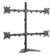 PUTORSEN Quad Monitor Stand, 4 Monitor Mount for 13 to 32 inch Screens, Holds up to 19.8lbs Each,...