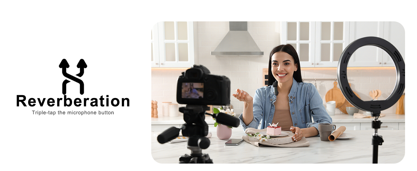 streaming microphone, microphone wireless, tiny microphone, clip on microphone,