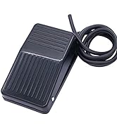 Twidec/10A 250VAC Momentary Nonslip Plastic Foot Pedal Switch SPDT NO NC Handsfree Black Foot Swi...