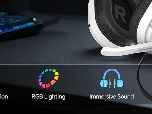 gaming headset ps5 gaming headset xbox headset with microphone for pc pc headset pc gaming headset