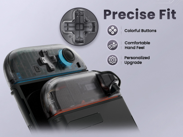 Shell (D-Pad Version) with Buttons for Joycon 2