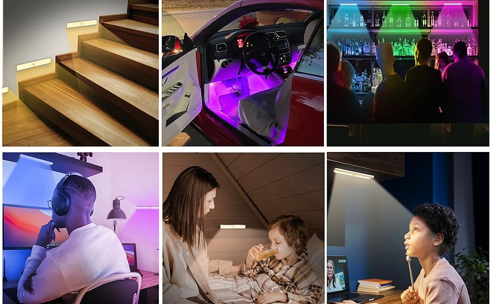 Widely Application, Perfect lighting for home kitchen cabinet shelf cupboard bookcase bedroom