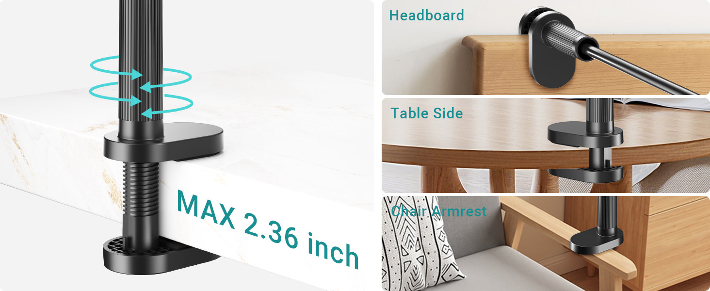 Gooseneck Phone Holder for Bed