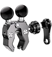 LOKTENWO Anti-Theftl 1'' Double Ball Clamp Mount Base with Aluminum Alloy Tough-Claw, Fit RAM Mou...