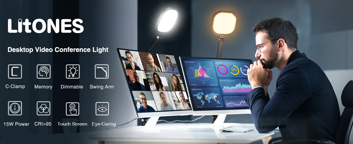 Zoom Lighting for Computer 
