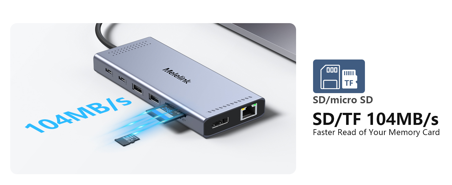 laptop docking station 3 monitors dell docking station for lenovo hp USB C HUB SD CARD READER