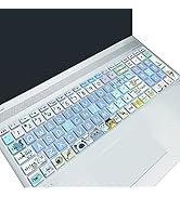 WSLUCKO Keyboard Cover for HP Envy x360 15.6''Series/Pavilion 15/ Pavilion x360 15.6” Series/Envy...