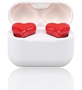 Jectse Earbuds, Heart Shaped Bluetooth Headphones Noise Canceling Stereo in Ear Light Weight Earp...