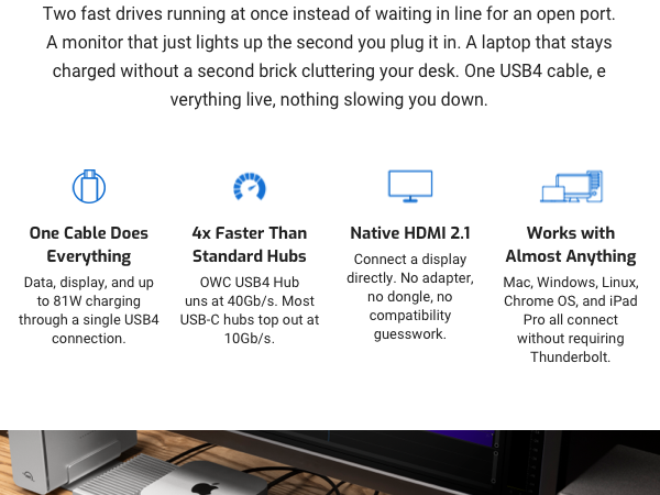 USB4 HUB NETWORK DOCK THUNDERBOLT 4 5 3 