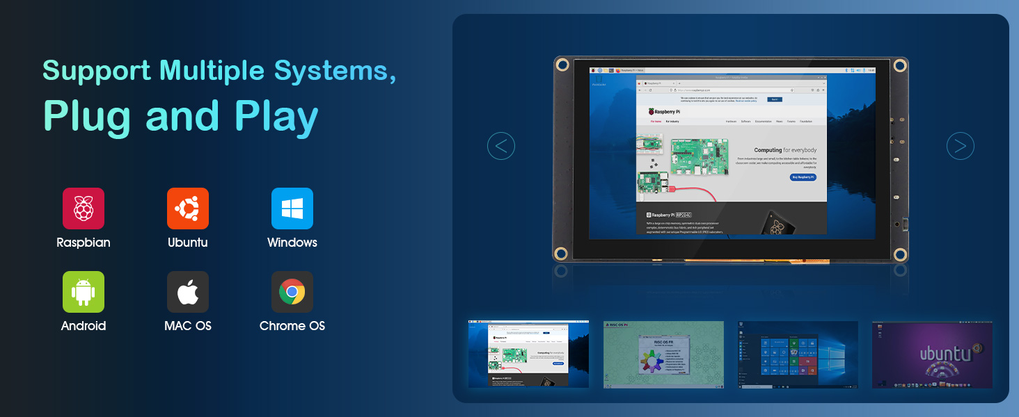 5 inch small monitor DIS05490T