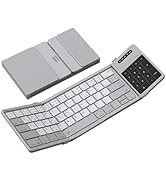 Nillkin Pocket Foldable Wireless Keyboard with Touchpad Number Pad for Trip Travel Meeting for Ta...
