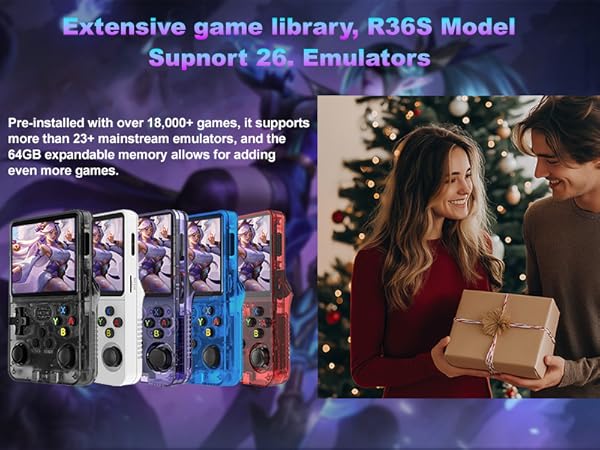 retro gaming console handheld