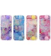Toddmomy Unicorn Water Ring Toss Game, 4Pcs Handheld Water Ring Toss Game Water Ring Game Toy Han...
