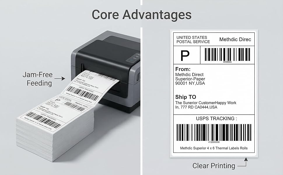4x6 thermal labels