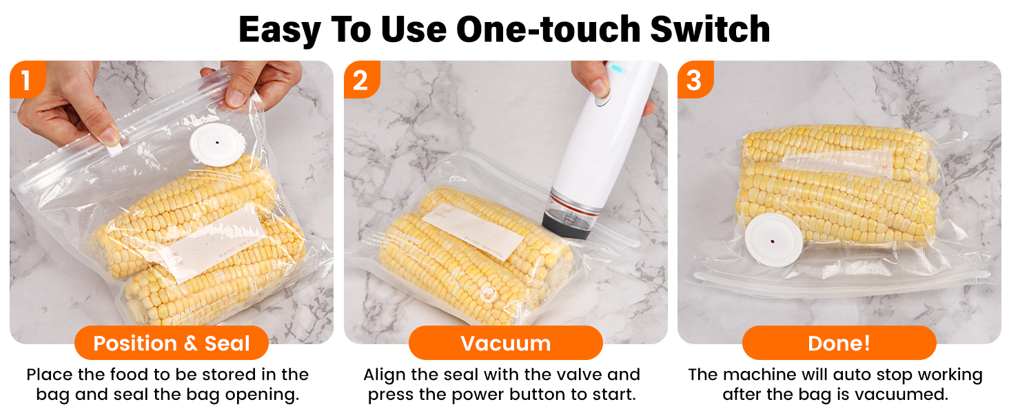 MZROT Handheld Food Sealer