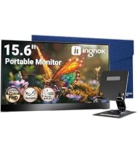 Ingnok Portable Monitor for Laptop,15.6'' 1080P, with Magnetic Case