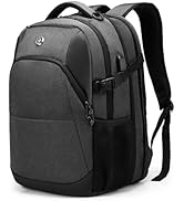Swissdigital Design Travel Laptop Backpack for Men and Women, 35L Expandable Large College Backpa...