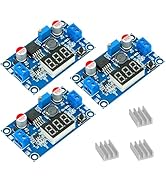 WWZMDiB 3 Pcs LM2596 DC to DC Buck Converter LED Indicator Display 4-40V to 1.25-35V Power Supply...