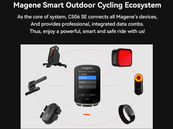 magene smart outdoor cycling ecosystem