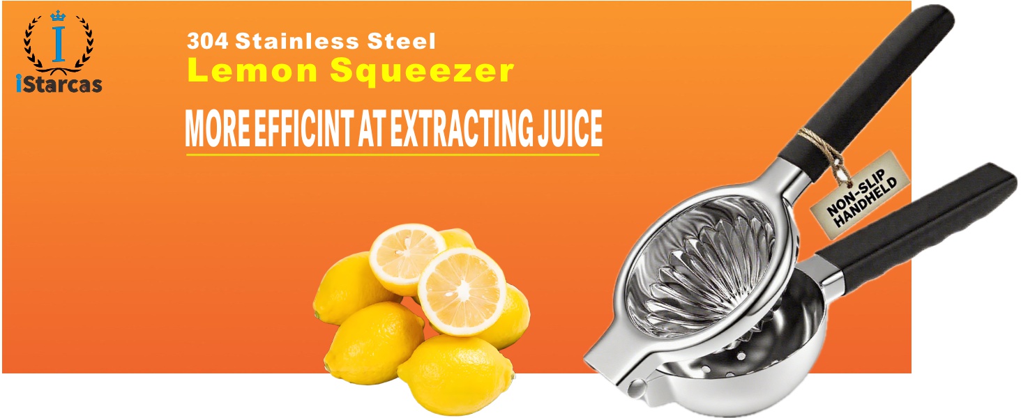 lemon squeezer juicer manual citrus juice hand press stainless steel lime handheld