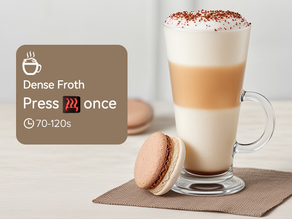 hot and cold milk frother