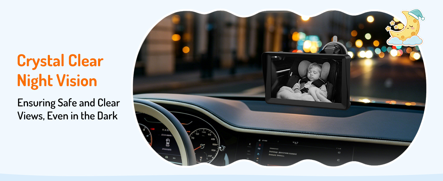 baby mirror for car,mirror for baby in car,baby car camera usb,baby monitor for car