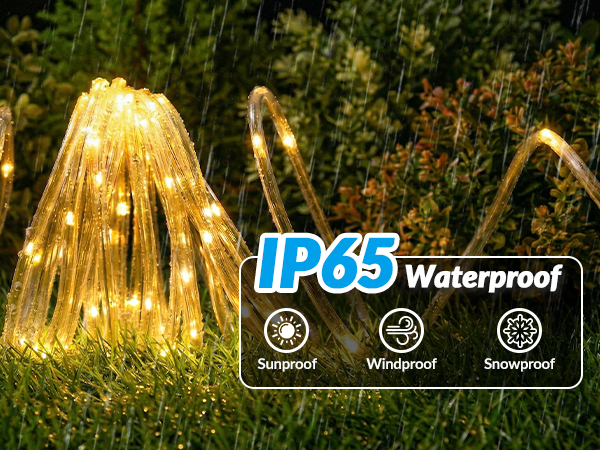 solar fairy lights outdoor waterproof