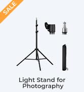 K&F Concept Light Stand for Photography, 7.5ft/2.3M Portable Extendable Photo Video Tripod Stand,...
