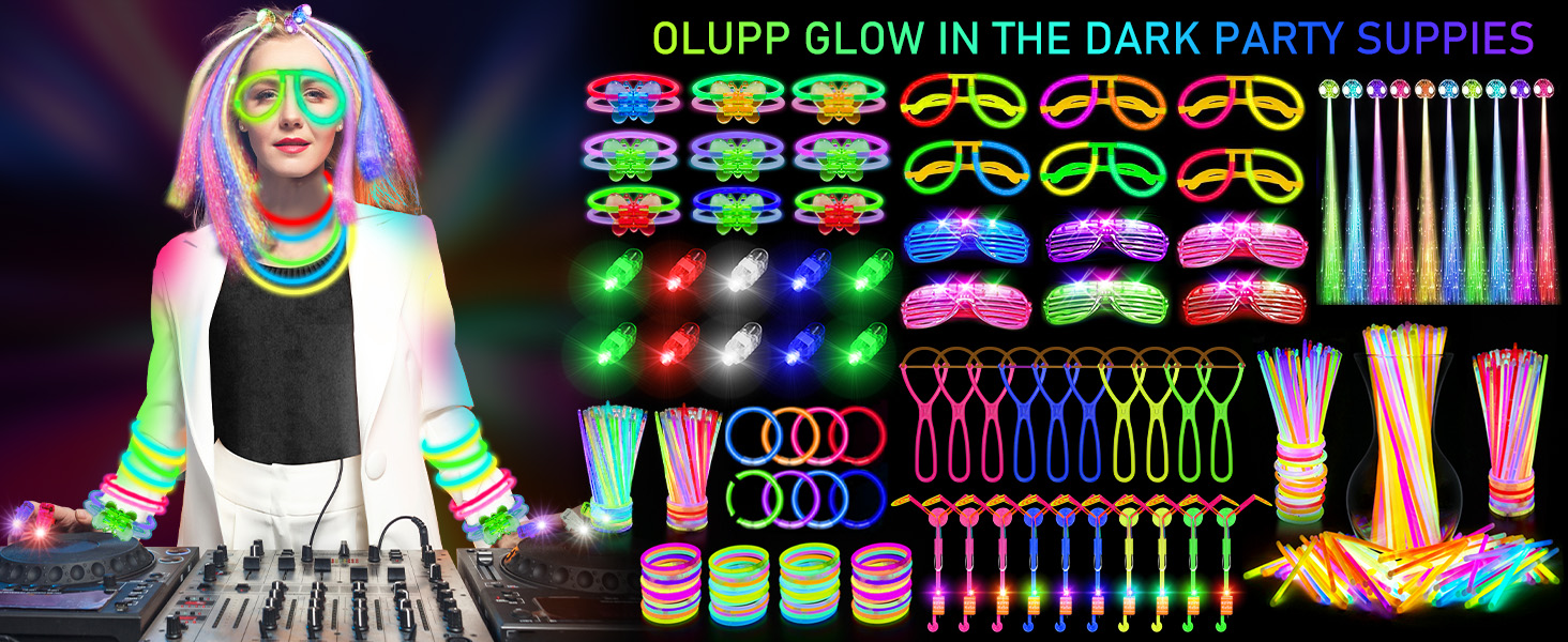  Glow in the Dark Party Supplies