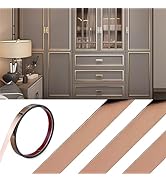 Qiveno Rose Gold Molding Trim Peel and Stick(Mirror-Like Finish), 201 Stainless Steel Self Adhesi...