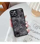 XIZYO iPhone 13 Case, Floral Rose Cute Phone Case for Women Girls Aesthetic Pattern Print Slim TP...