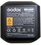 GODOX AD400Pro Battery Replacement, WB400P Battery Replacement, Li-on Battery Pack Only Compatibl...