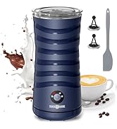 Milk Frother, Paris Rhône 4-in-1 Milk Steamer and Frother, Hot &amp; Cold Foam Milk Warmer with Tempe...