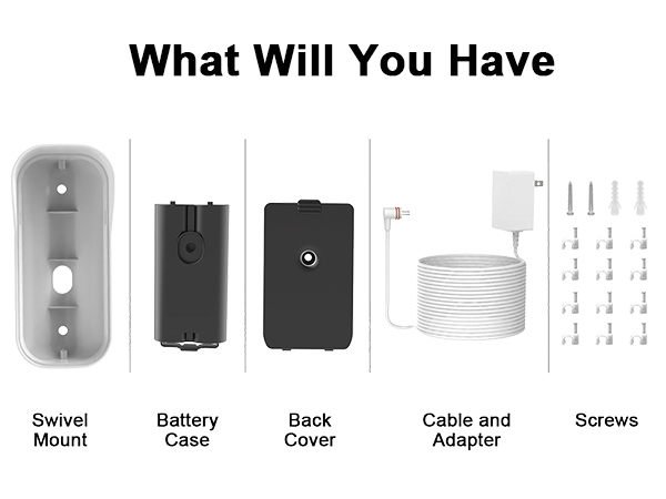 Power Adapter Kit for myQ Smart Garage Video Keypad