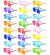 PLULON Star Sunglasses for Women Girls, Color Rimless Star Shaped Sunglasses Bulk for Adults Beac...