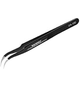 TOWOT Precision Tweezers, Upgraded Anti-Static Stainless Steel for Electronics, Craft, Soldering,...