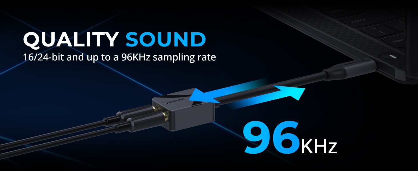 USB to 3.5mm Jack Audio Adapter